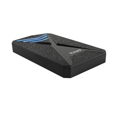 CAJA EXTERNA 2 5 SATA TOOQ USB 3 0 3 1 LEDS AZUL